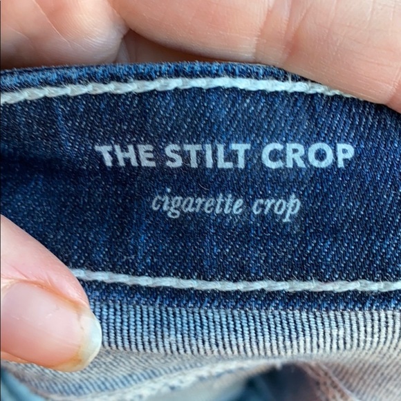 AG Adriano Goldschmied Jeans The Stilt Crop Raw Step Hem 28 - Picture 9 of 9